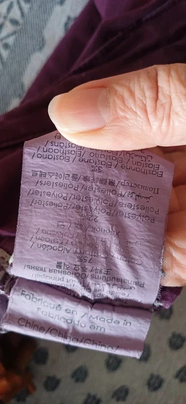 Paarse spijkerbroek merk cache cache zeer goede staat maat 34 – photo 7